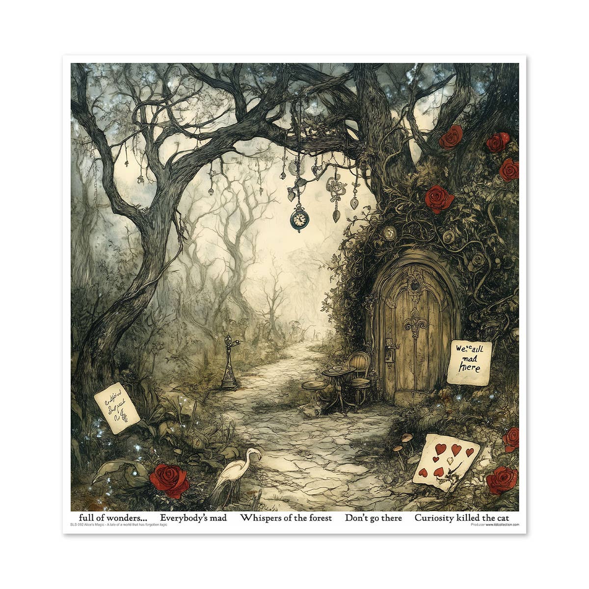 ITD: 12x12 inches paper pack ALICE'S MAGIC 2