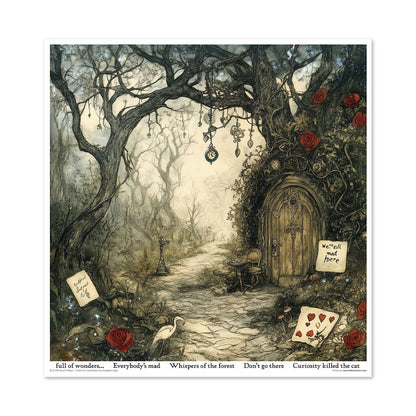 ITD: 12x12 inches paper pack ALICE'S MAGIC 2
