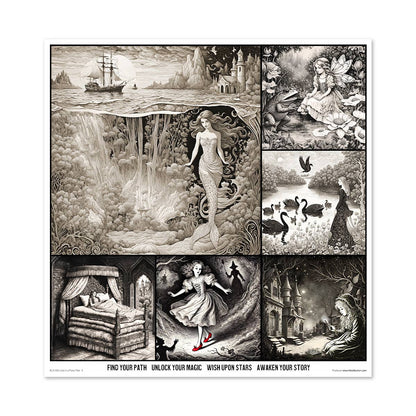 ITD: 12x12 inches paper pack LOST IN A FAIRY TALE