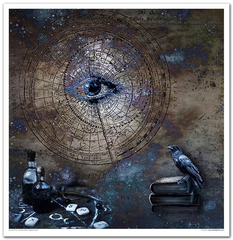 ITD: 12x12 inches paper pack AN UNDISCOVERED MAGIC WORLD