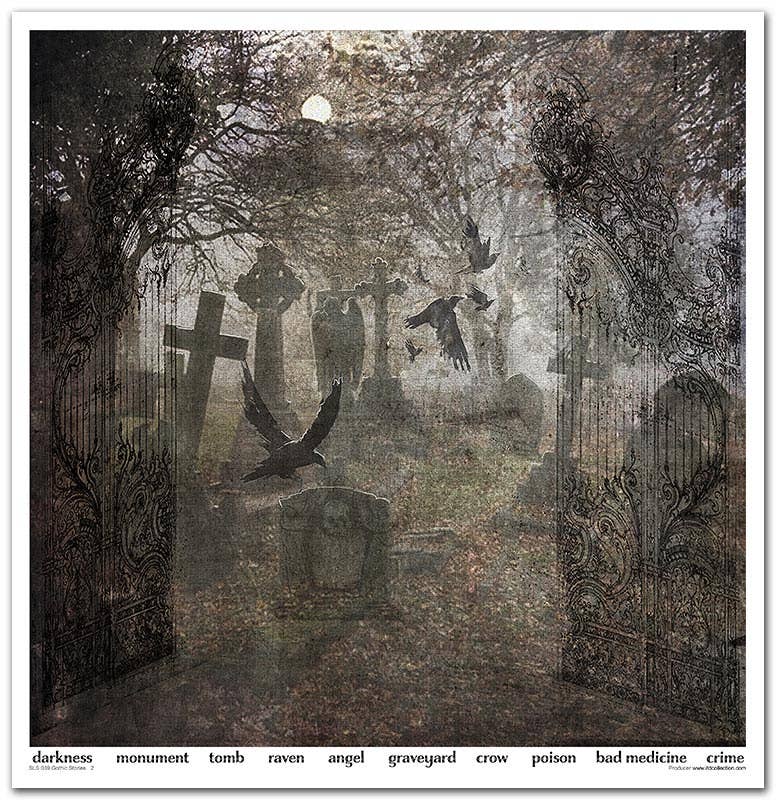 ITD: 12x12 inches paper pack GOTHIC STORIES