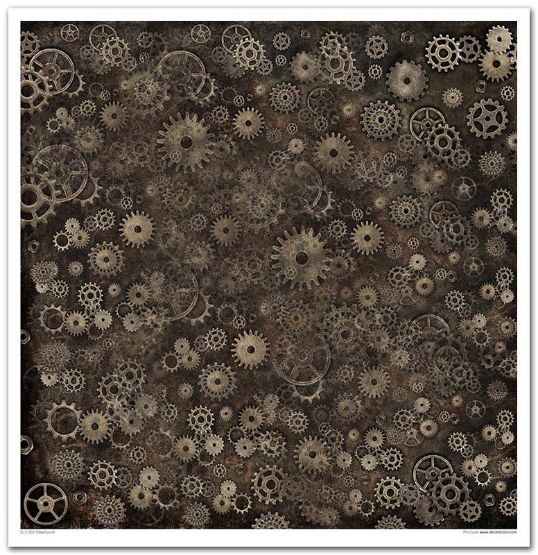 ITD: 12x12 inches paper pack STEAMPUNK