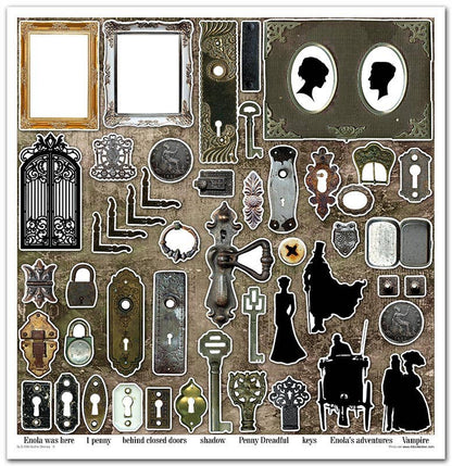 ITD: 12x12 inches paper pack GOTHIC STORIES