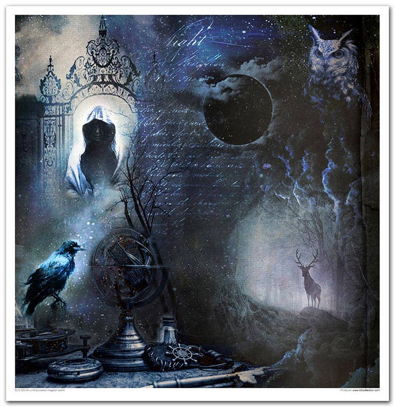 ITD: 12x12 inches paper pack AN UNDISCOVERED MAGIC WORLD