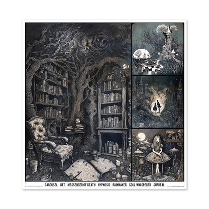 ITD: 12x12 inches paper pack TALES FROM THE DARK FAIR