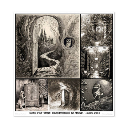 ITD: 12x12 inches paper pack LOST IN A FAIRY TALE