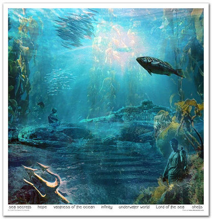 ITD: 12x12 inches paper pack THE SEARCH OF ATLANTIS
