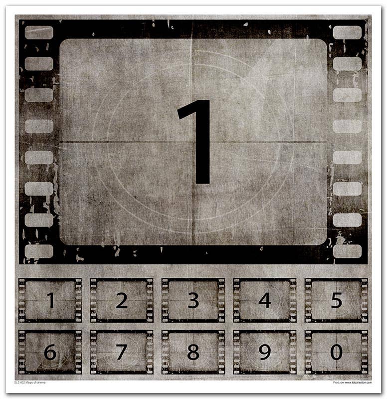 ITD: 12x12 inches paper pack MAGIC OF CINEMA