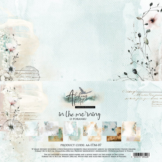 PREORDINE: Alchemy of Art paper pack 12x12 inches In the morning