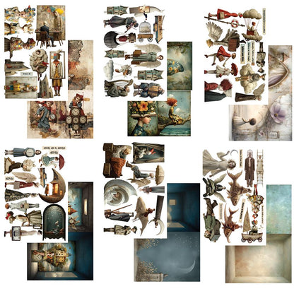 Alchemy of Art: Art Journal and Collage Book the Land of Art - ART 2