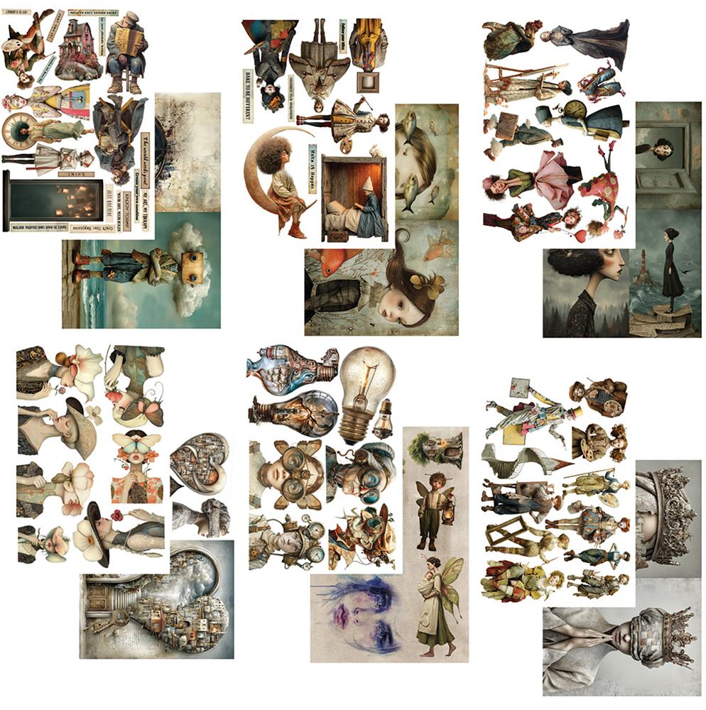 Alchemy of Art: Art Journal and Collage Book the Land of Art - ART 2