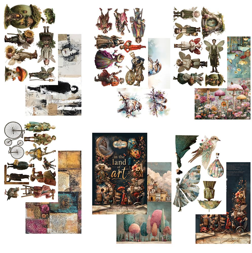Alchemy of Art: Art Journal and Collage Book the Land of Art - ART 2
