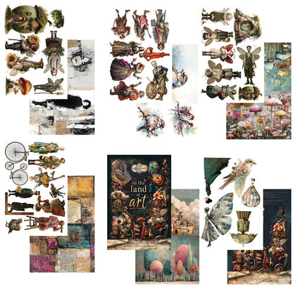 Alchemy of Art: Art Journal and Collage Book the Land of Art - ART 2