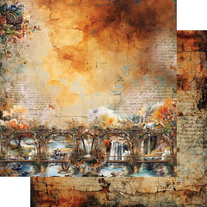 Alchemy of Art: Steampunk Time 12x12 Inch paper pack