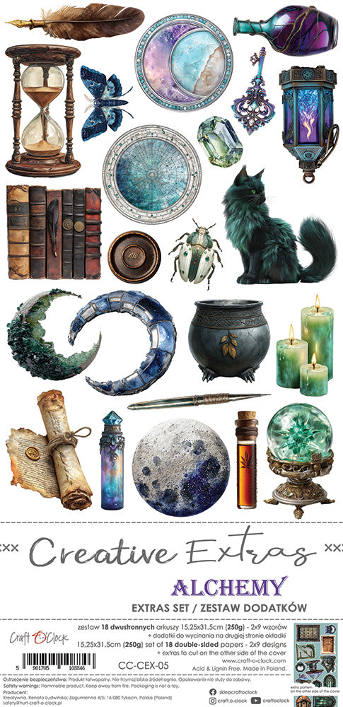 Craft O' Clock: Alchemy creative extras paper pack 6x12 inch
