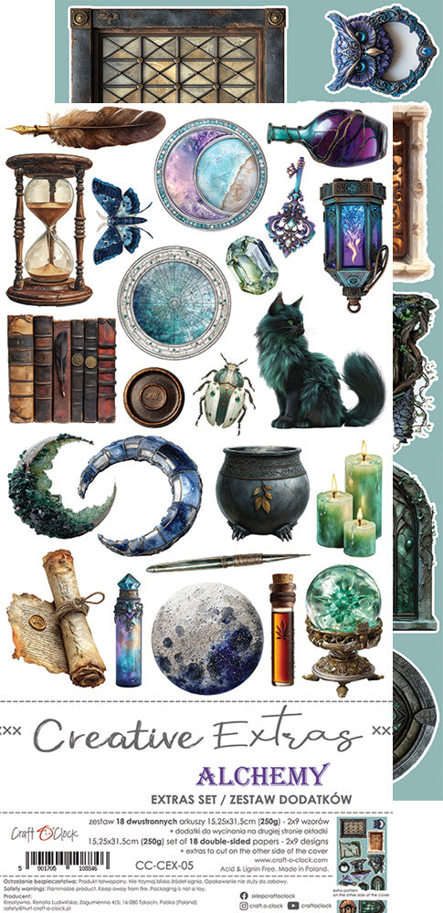 Craft O' Clock: Alchemy creative extras paper pack 6x12 inch
