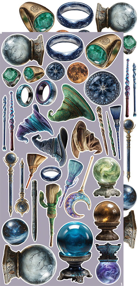 Craft O' Clock: Magic creative extras paper pack 6x12 inch