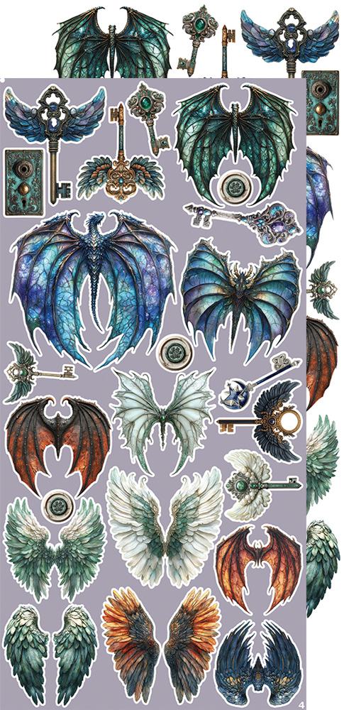 Craft O' Clock: Magic creative extras paper pack 6x12 inch