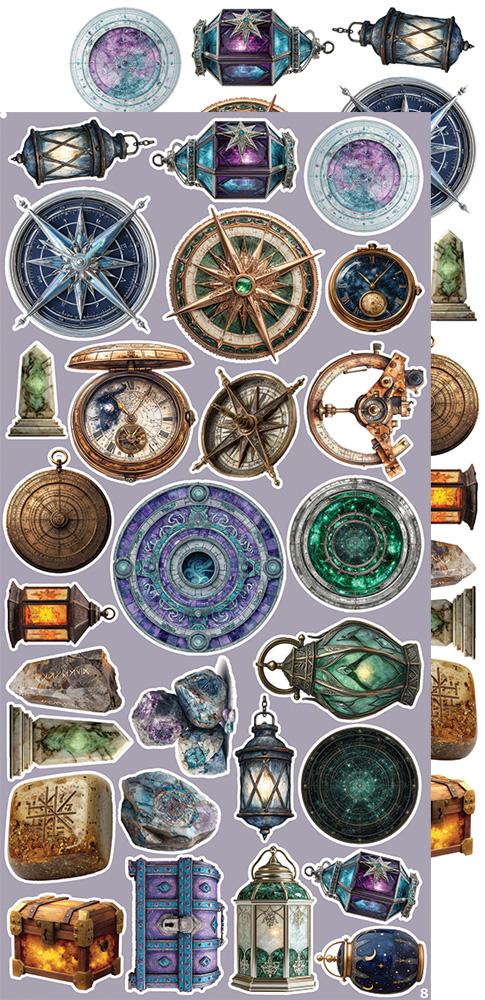 Craft O' Clock: Magic creative extras paper pack 6x12 inch