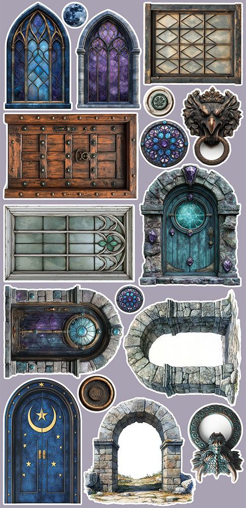 Craft O' Clock: Magic creative extras paper pack 6x12 inch