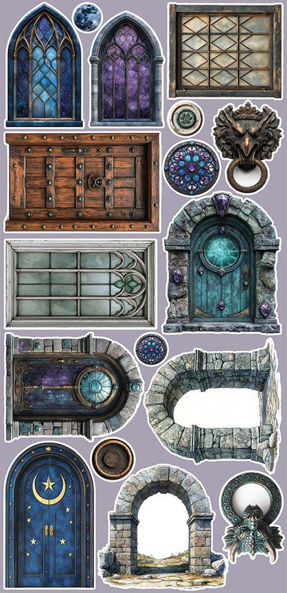 Craft O' Clock: Magic creative extras paper pack 6x12 inch
