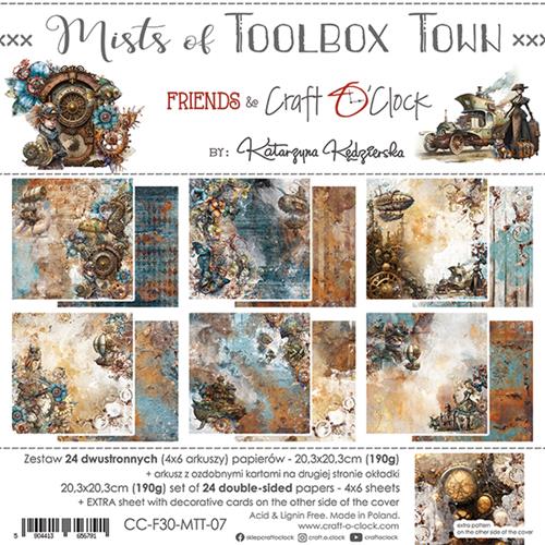Craft O' Clock: Mists Of Tollbox Town paper pad 8x8 inch
