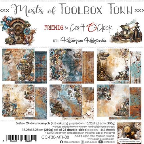 Craft O' Clock: Mists Of Tollbox Town paper pad 6x6 inch