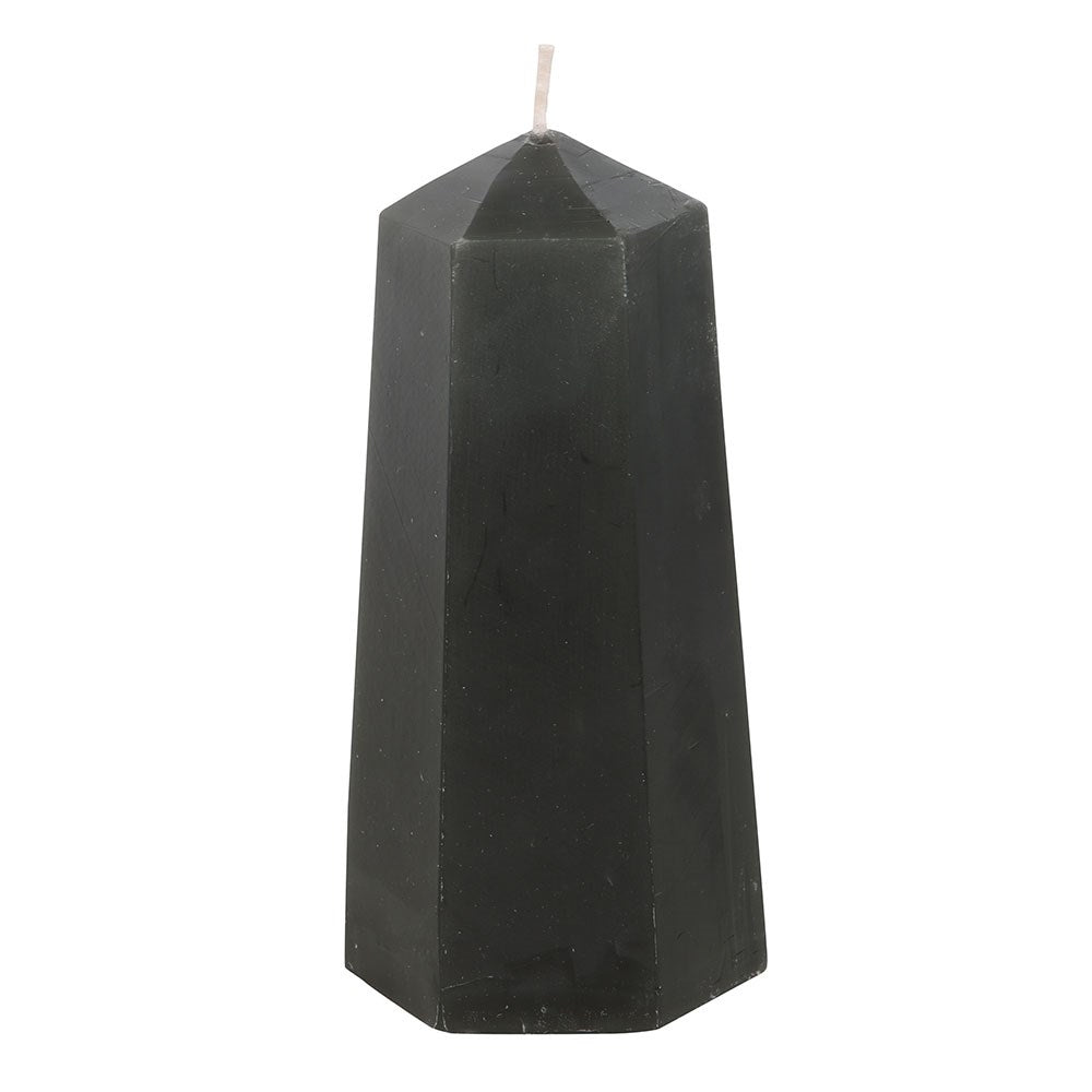 Candela Crystal Black Obsidian - Protezione