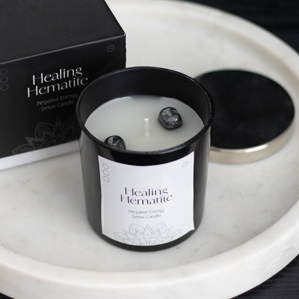 Candela Detox Ematite - Guarigione