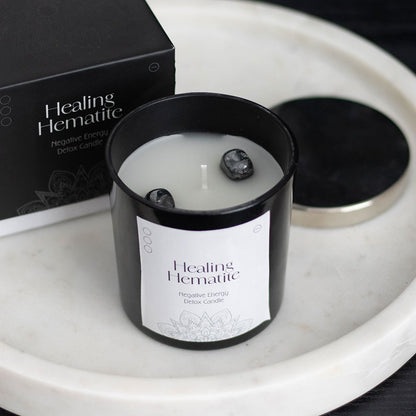 Candela Detox Ematite - Guarigione