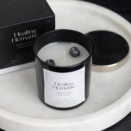 Candela Detox Ematite - Guarigione