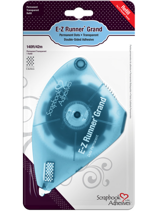 Scrapbook Adhesive: E-Z Runner Grand Permanent Dots Refil