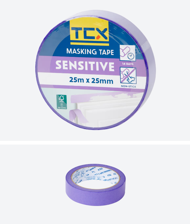 TCX: Nastro per mascheratura 25 mm