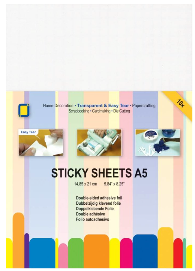 Jeje: Sticky A5 sheets 10x pcs