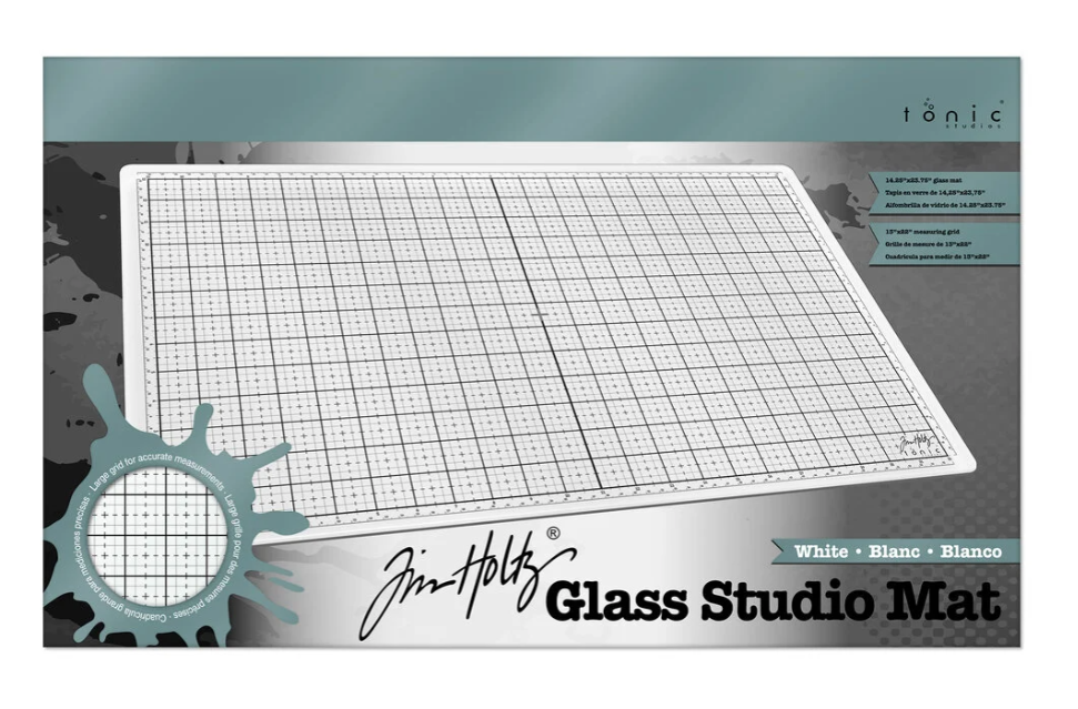 PREORDINE: Tim Holtz Glass Studio Mat - White (1912e)