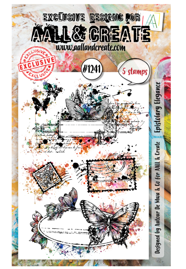 PREORDINE: AALL and Create - Stamp Set A6 Epistolary Elegance (AALL-TP-1241)