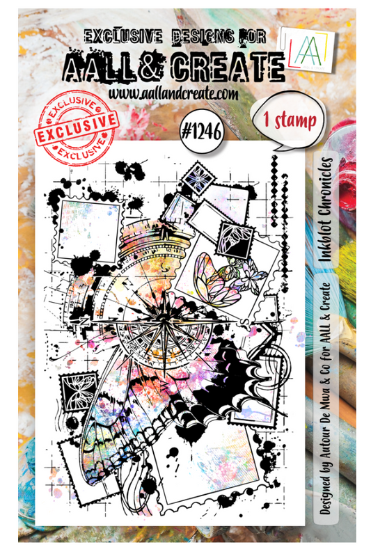 PREORDINE: AALL and Create - Stamp Set A7 Inkblot Chronicles (AALL-TP-1246)