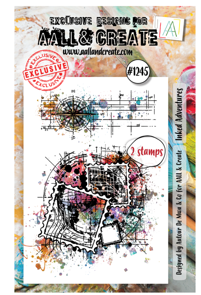 PREORDINE: AALL and Create - Stamp Set A7 Inked Adventures (AALL-TP-1245)