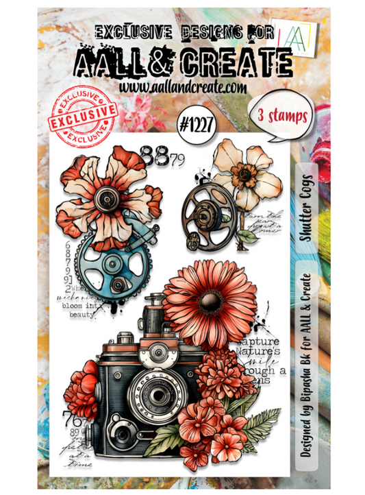 PREORDINE: AALL and Create - Stamp Set A6 Shutter Cogs (AALL-TP-1227)