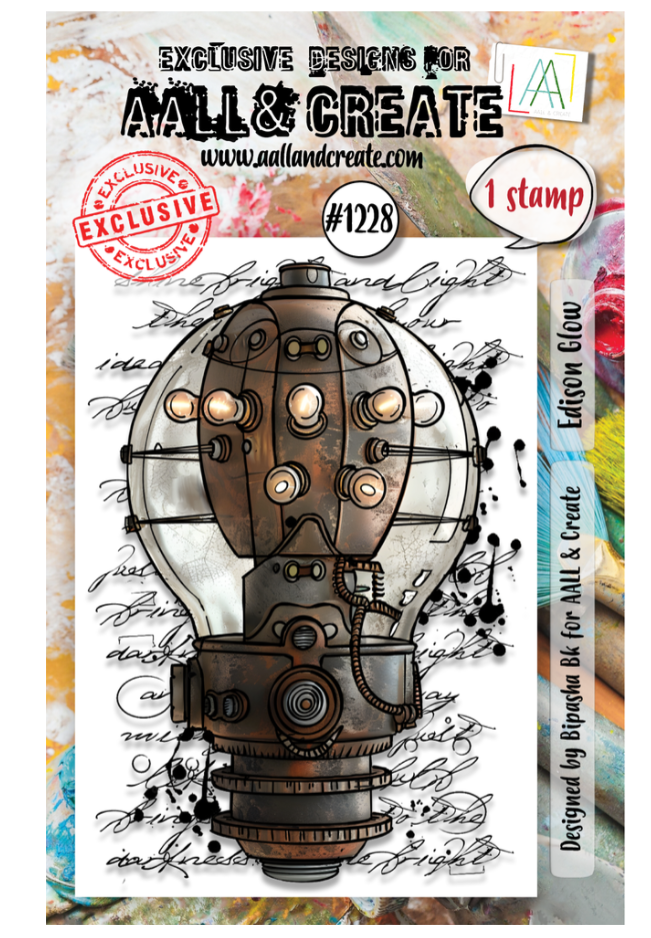 PREORDINE: AALL and Create - Stamp Set A7 Edison Glow (AALL-TP-1228)