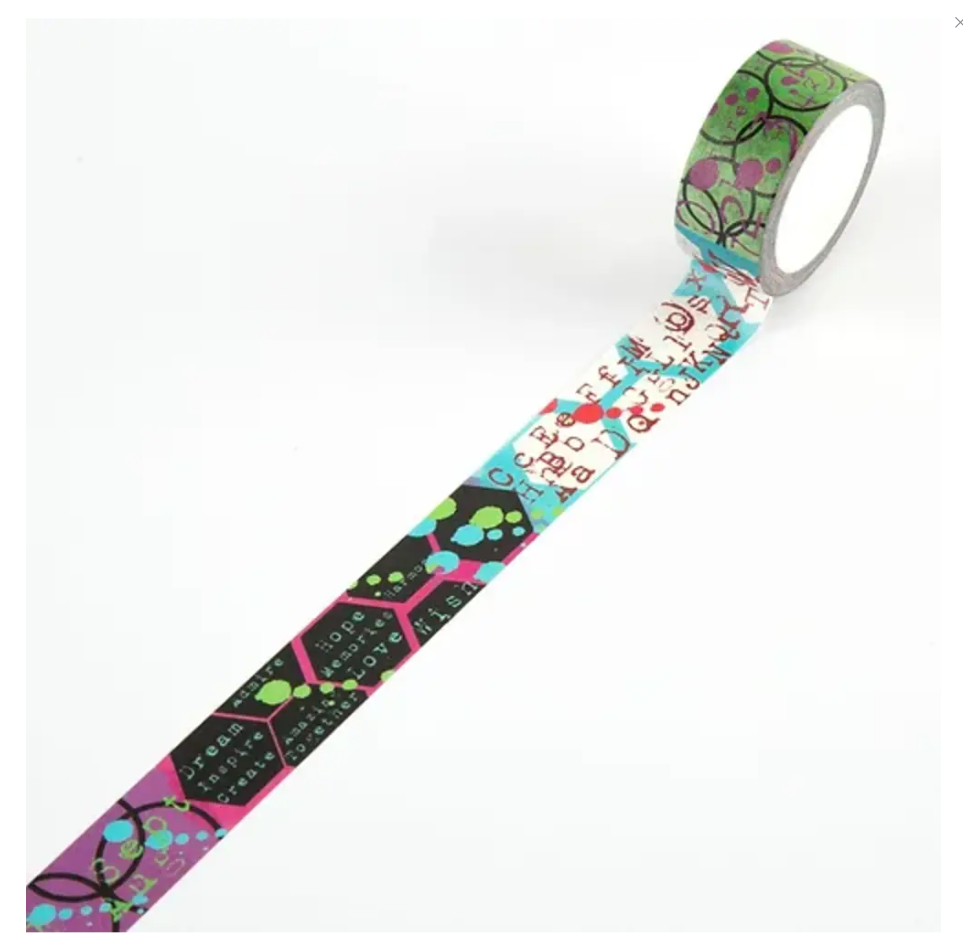 PREORDINE: AALL and Create - Washi Tape 20mm 10m Neon Dreams (AALL-MT-050)