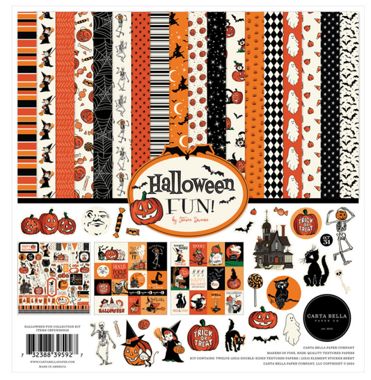 PREORDINE: CartaBella - Halloween Fun 12x12 Inch Collection Kit