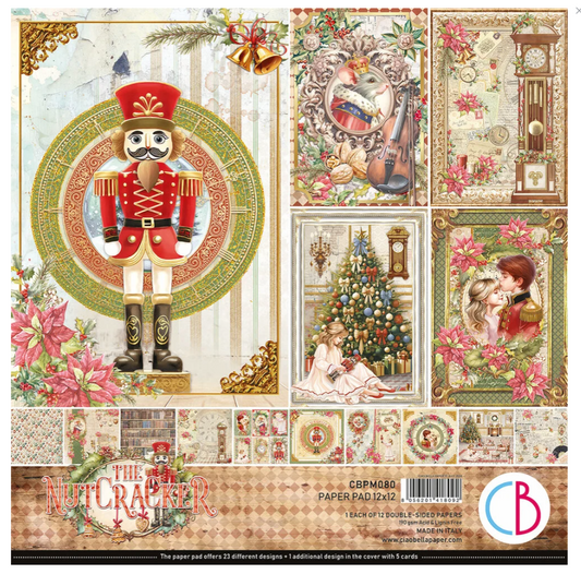 PREORDINE: CiaoBella - The Nutcracker 12x12 Inch Paper Pad (12pcs)