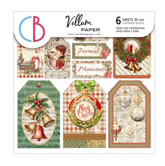 PREORDINE: CiaoBella - The Nutcracker 6x6 Inch Vellum Fussy Cut (6pcs)