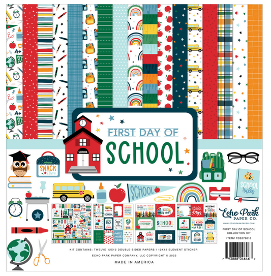 PREORDINE: EchoPark - First Day Of School 12x12 Inch Collection Kit