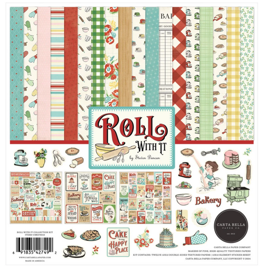 PREORDINE: CartaBella - Roll With It 12x12 Inch Collection Kit