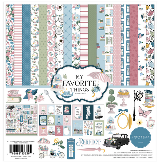 PREORDINE: CartaBella - My Favorite Things 12x12 Inch Collection Kit