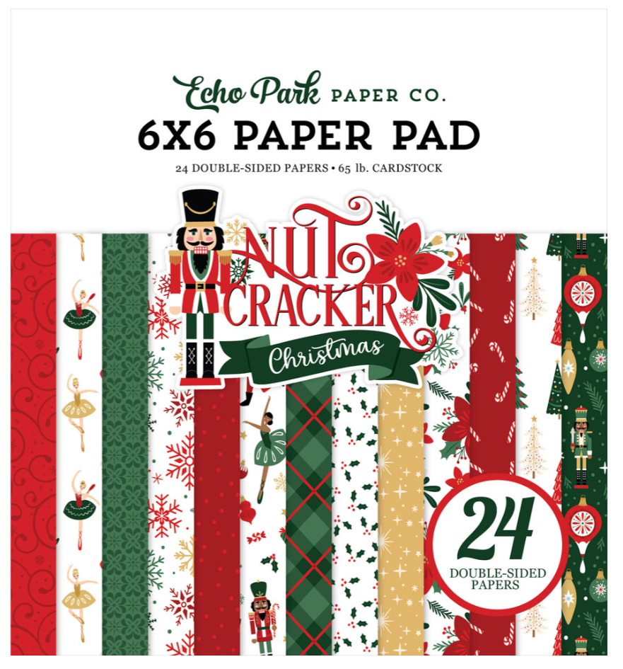 PREORDINE: EchoPark - Nutcracker Christmas 6x6 Inch Paper Pad