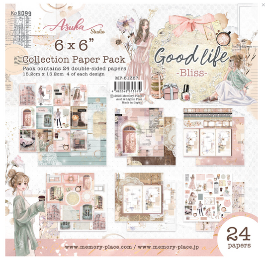 PREORDINE: MemoryPlace - Good Life Bliss 6x6 Inch Paper Pack