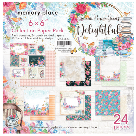 PREORDINE: MemoryPlace - Kawaii Paper Goods Delightful 6x6 Inch Paper Pack